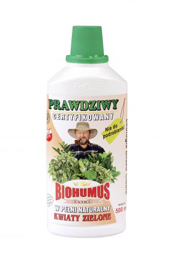 Nawóz BIO Biohumus Extra do kwiatów zielonych 500 ml