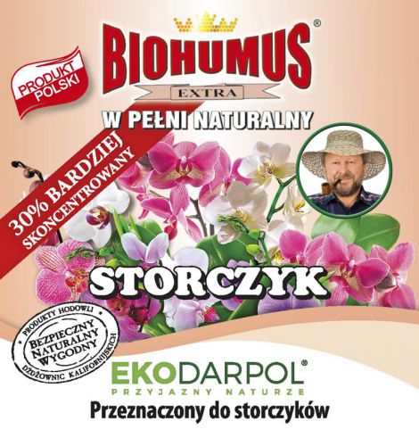 Nawóz BIO Biohumus Extra do Storczyków saszetka 20 ml na 1l roztworu