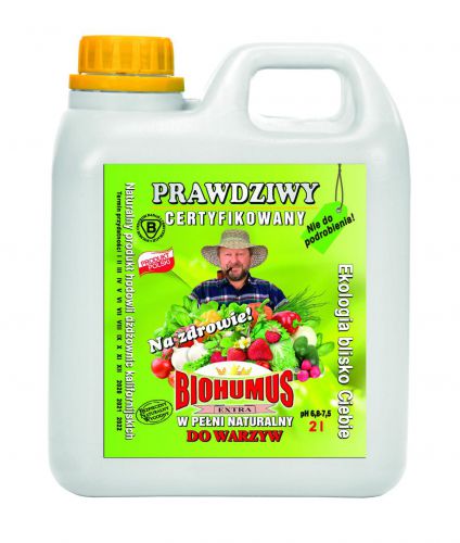 Nawóz BIO Biohumus Extra do warzyw 2000 ml
